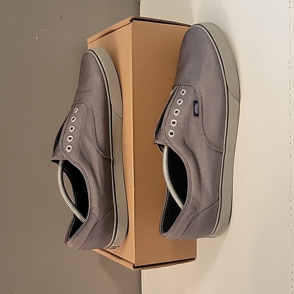 Mens Size 13 Blue and Gray Van's EUC
